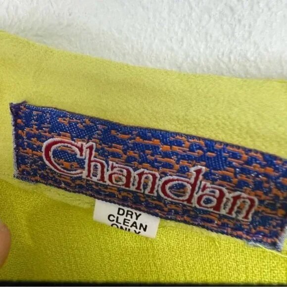 Chandan Kurta Sleeveless Floral Beads Kurta - Picture 11 of 11